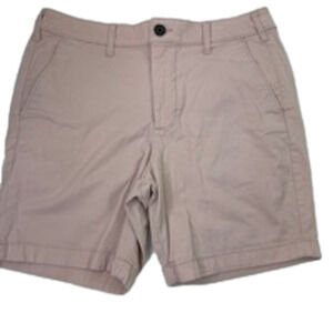 Men's Hollister Pink Flat Front Shorts Size 32